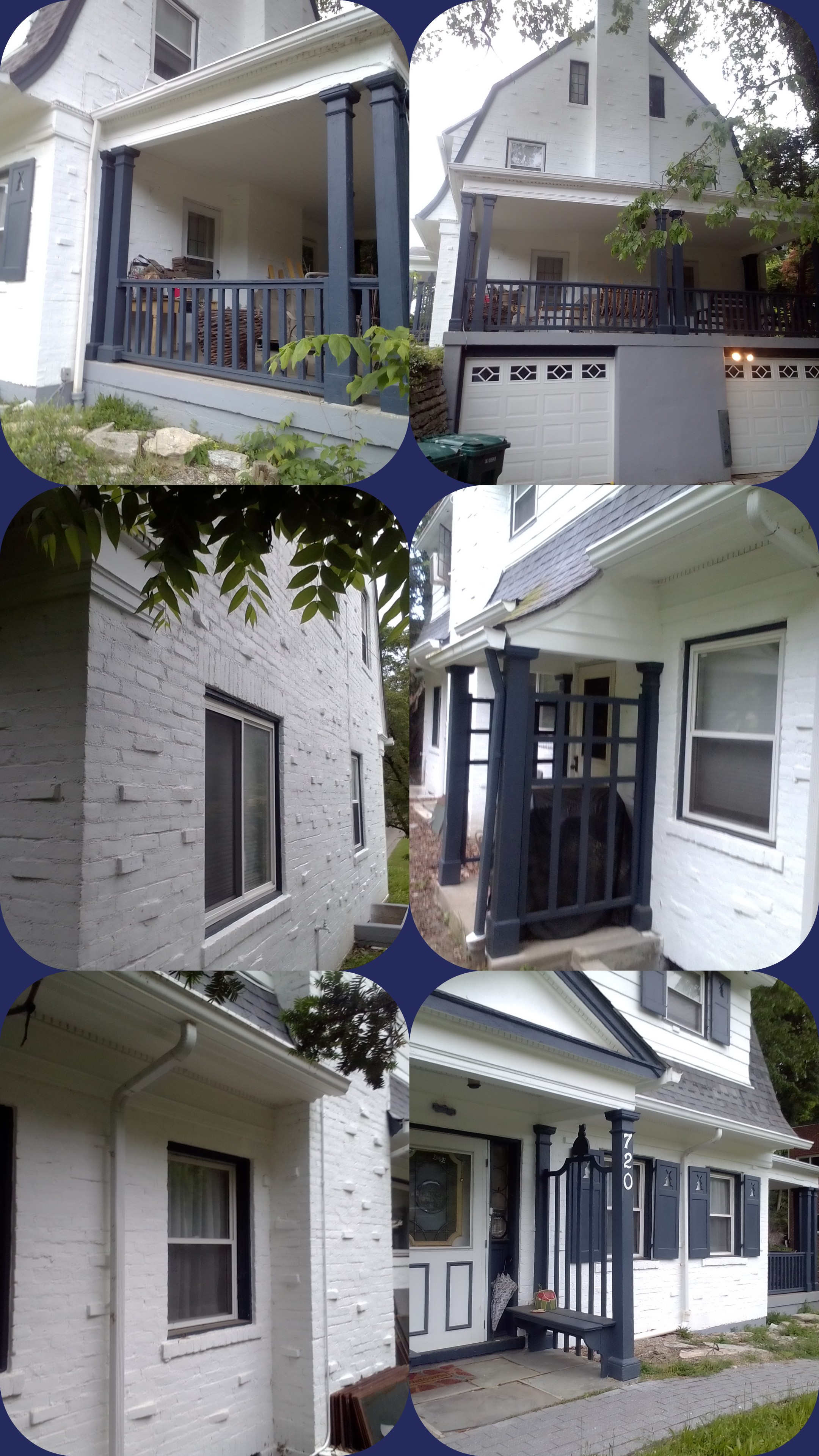 Exterior House Painting and Porch Restoration